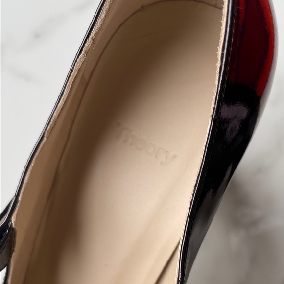 NEW Theory Black Patent
Leather Mary Jane Heels - Picture 3 of 7